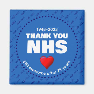 Íman OBRIGADO NHS A 75 Anos