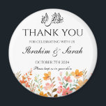 Íman Obrigado, Níkah, muçulmano, favor floral<br><div class="desc">Obrigado,  nokah,  muçulmano,  favor de casamento floral</div>
