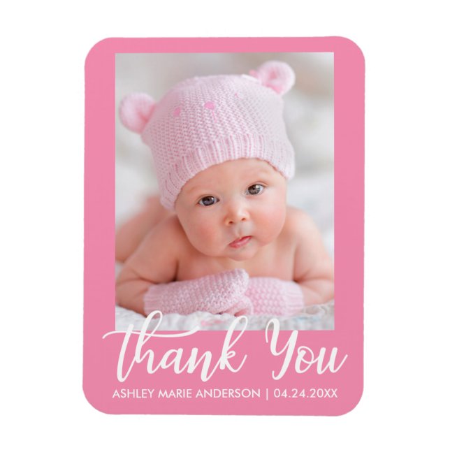 Íman Obrigado, Novo Bebê Rosa (Vertical)