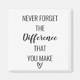 Íman Obrigado Nunca Esqueça A Diferença Que Você Faz