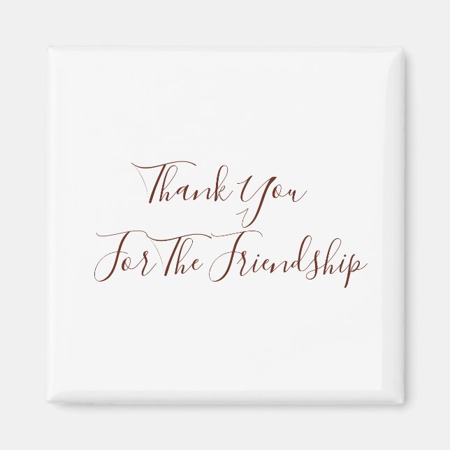 Íman Obrigado Pela Amizade (Frente)