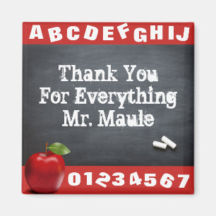 Íman Obrigado personalizado você professor