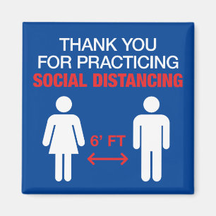 Íman Obrigado Por Praticar Distância Social