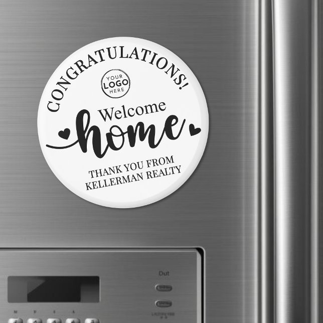 Íman Obrigado por sua Nova Casa Imóvel (Real Estate Thank You New Home Magnet)