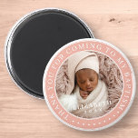 Íman Obrigado Por Vir À Minha Foto Moderna Do Batismo<br><div class="desc">Este design simples e clássico é composto por tipografia serif e adiciona uma foto personalizada. Obrigado por virem ao Batismo Sagrado.</div>