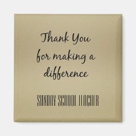 Íman Obrigado Professora Da Escola De Domingo