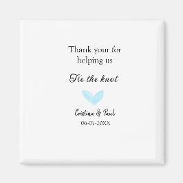 Íman obrigado que amarre o nó azul do casamento.