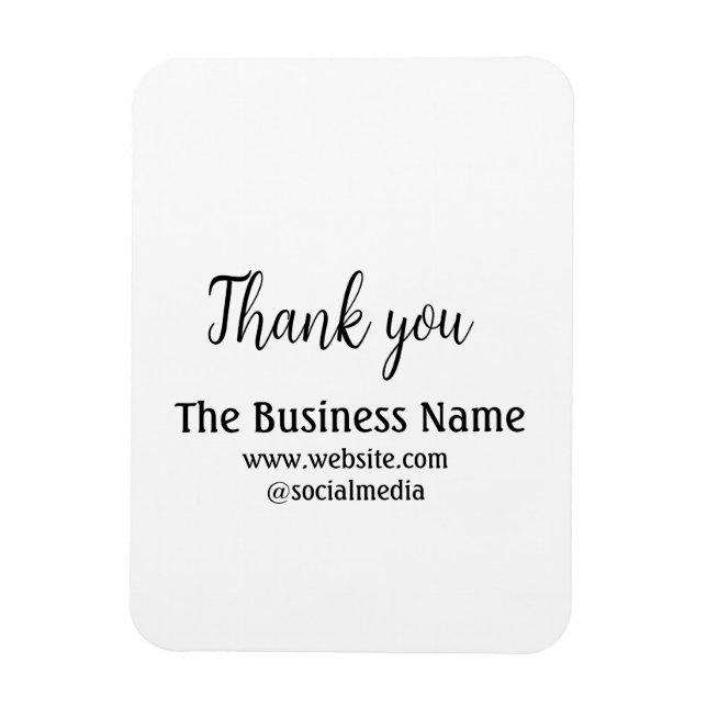 Íman Obrigado simples que você adiciona texto de detalh (Vertical)