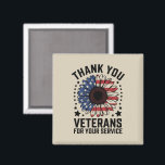 Íman Obrigado Veteranos Militares de Girassol Dia dos V<br><div class="desc">Obrigado Veteranos Vereadores Militares De Girassol Tributo Do Dia</div>