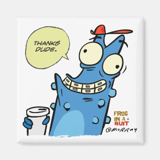 Íman Obrigados com o Magnet Quadrado