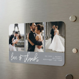 Íman Obrigados De Amor Foto Colagem De Fotos Cinzas Com