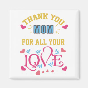 Íman Obrigados mãe por todo seu amor, corações