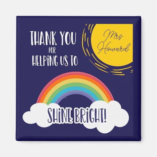 Íman obrigados para nos ajudar a brilhar (Frente)