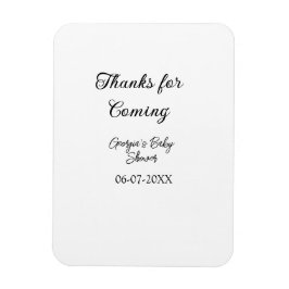 Íman Obrigados para o próximo chá de fraldas, um simple