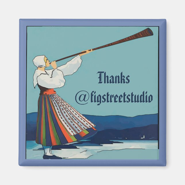 Íman Obrigados, Suecia, editar ou adicionar texto (Frente)