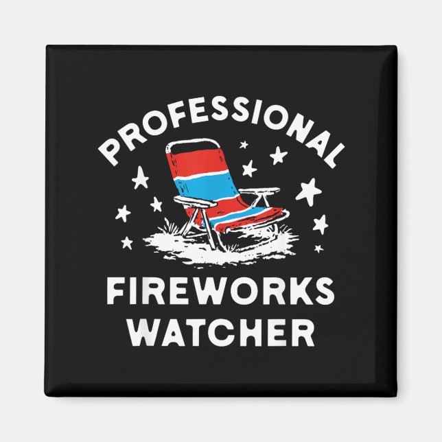 Íman Observador Profissional de Fogos de Artifício Engr (Frente)