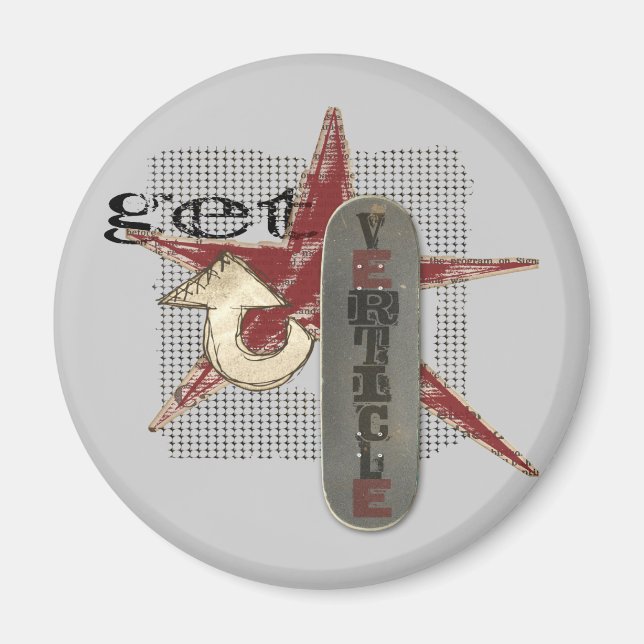 Íman Obter Verticícula - Magneta (Frente)