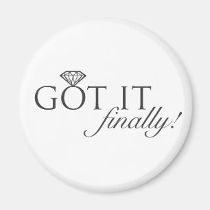 Íman Obtido lhe - finalmente o anel de diamante