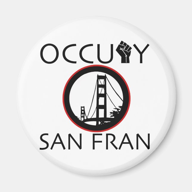 Íman Occupy San Fransisco (Frente)