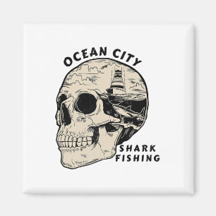 Íman Ocean City Maryland Praia Pesca de Tubarão Sal
