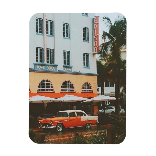 Íman Ocean Drive, South Beach, Miami (Vertical)
