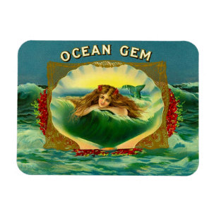 Íman Ocean Gem Mermaid Ggar impressão
