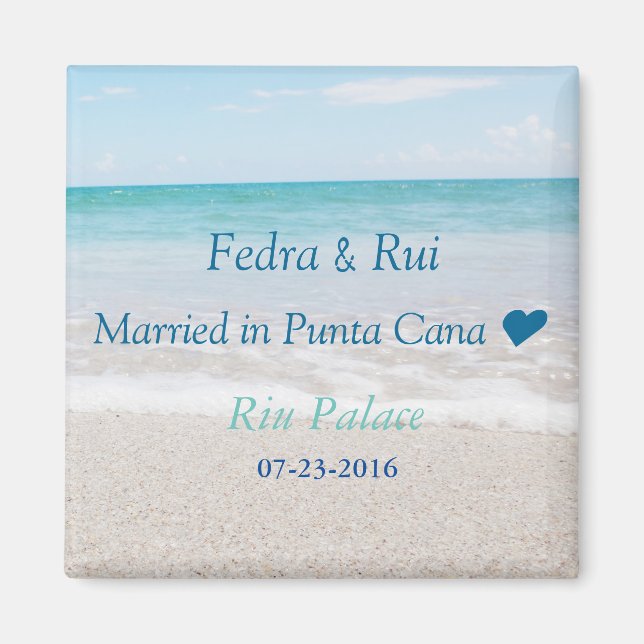 Íman Ocean Magnet para casais apaixonados (Frente)