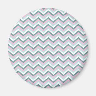 Íman Ocean Mist Chevron Patterno