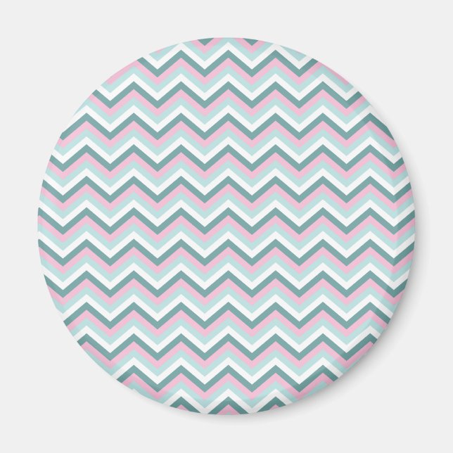 Íman Ocean Mist Chevron Patterno (Frente)