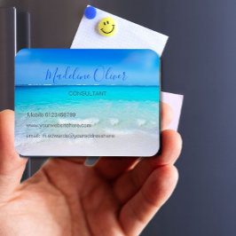 Íman Ocean Wave Beach Blue Scenn Modern