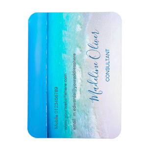 Íman Ocean Wave Beach Blue Scenn Modern