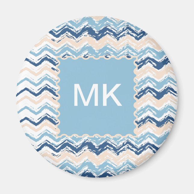 Íman Ocean Waves Chevron (Frente)