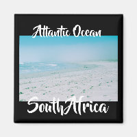 Oceano Atlântico África do Sul Vista da Praia Ímã