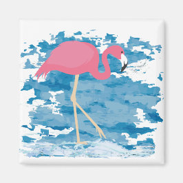 Íman Oceano azul Flamingo