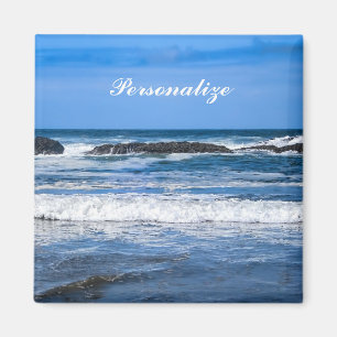 Íman Oceano Pacífico Azul com Nome