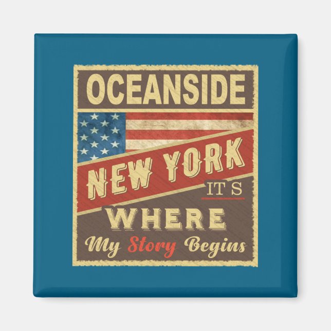 Íman Oceanside Ny Its Where My Story Begins  (Frente)