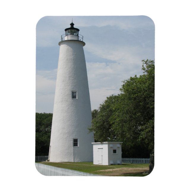 Íman Ocracoke, North Carolina Lighthouse Magnet (Vertical)