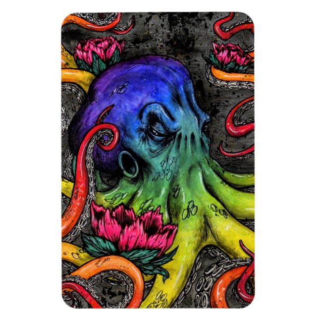 Íman Octopus  (Vertical)