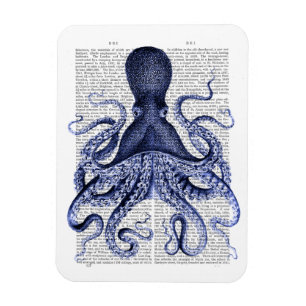 Íman Octopus azul