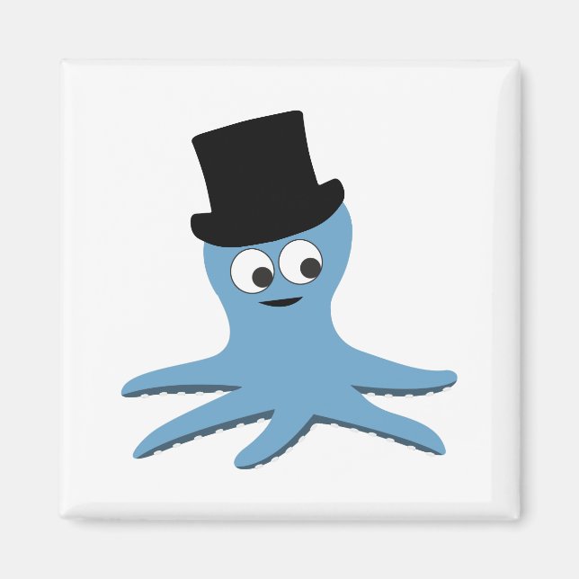 Íman Octopus azul (Frente)