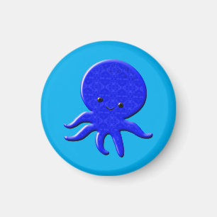 Íman Octopus Azul-Cinto