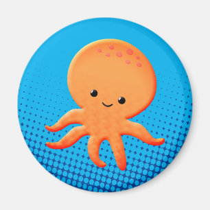 Íman Octopus de Bebê Cartoon Bonito