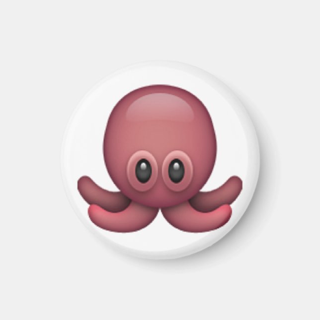 Íman Octopus - Emoji (Frente)