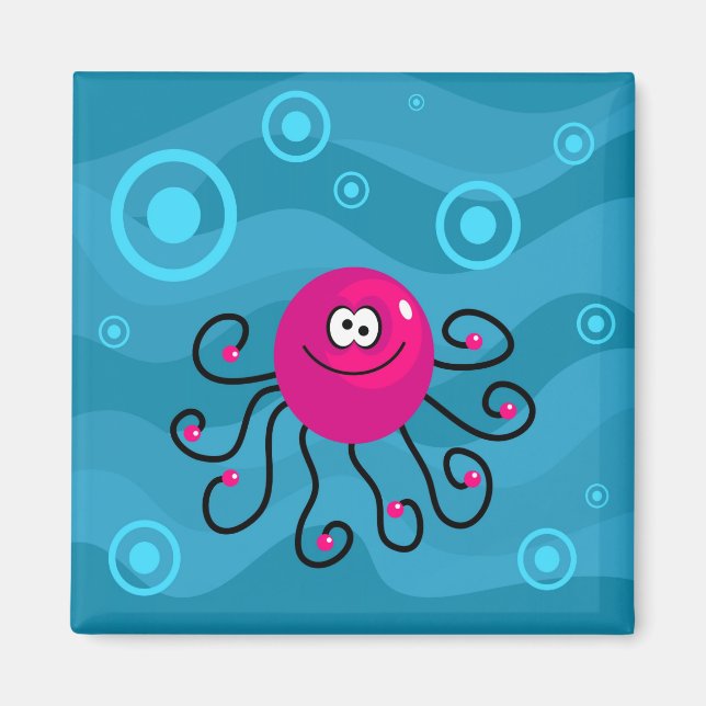Íman Octopus Funky (Frente)