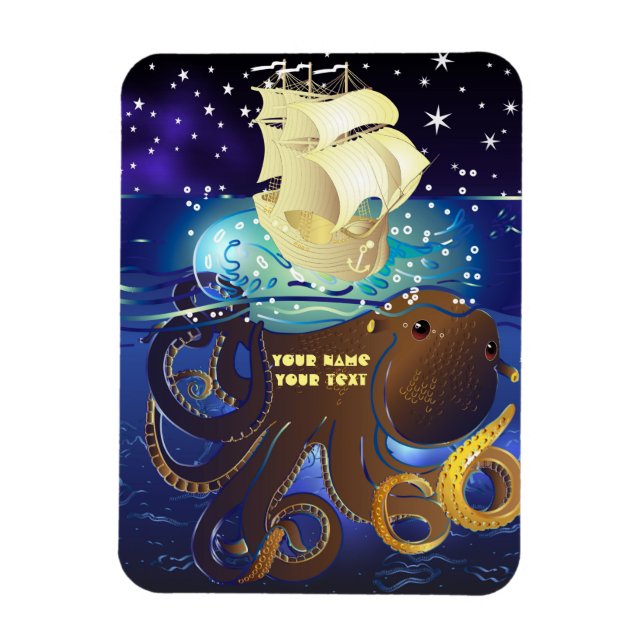 Íman Octopus Huge e Caravella (Vertical)