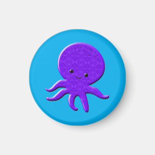 Íman Octopus Roxo