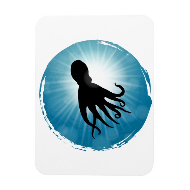 Íman Octopus Vida Aquática Submarina (Vertical)