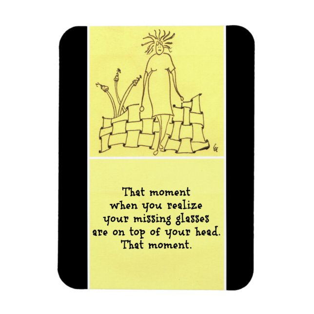 Íman Óculos ausentes (Vertical)