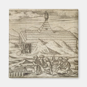 Íman Óculos de caça e esfola, fora do gabinete