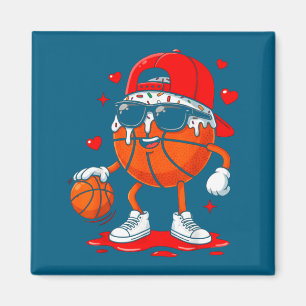 Íman Óculos de sol de sorvete pingando de basquete meni